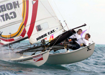 Hobie Cat Open Spi
sul lago di Como
